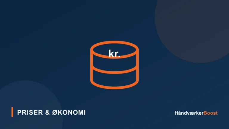 Hvad koster en hjemmeside til en håndværker?